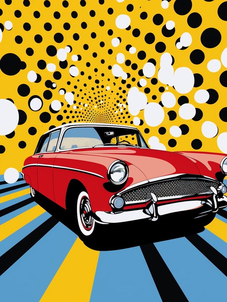 Classic Car Polka Dot 4
