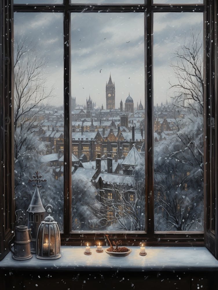 Winter Cityscape London United Kingdom 7