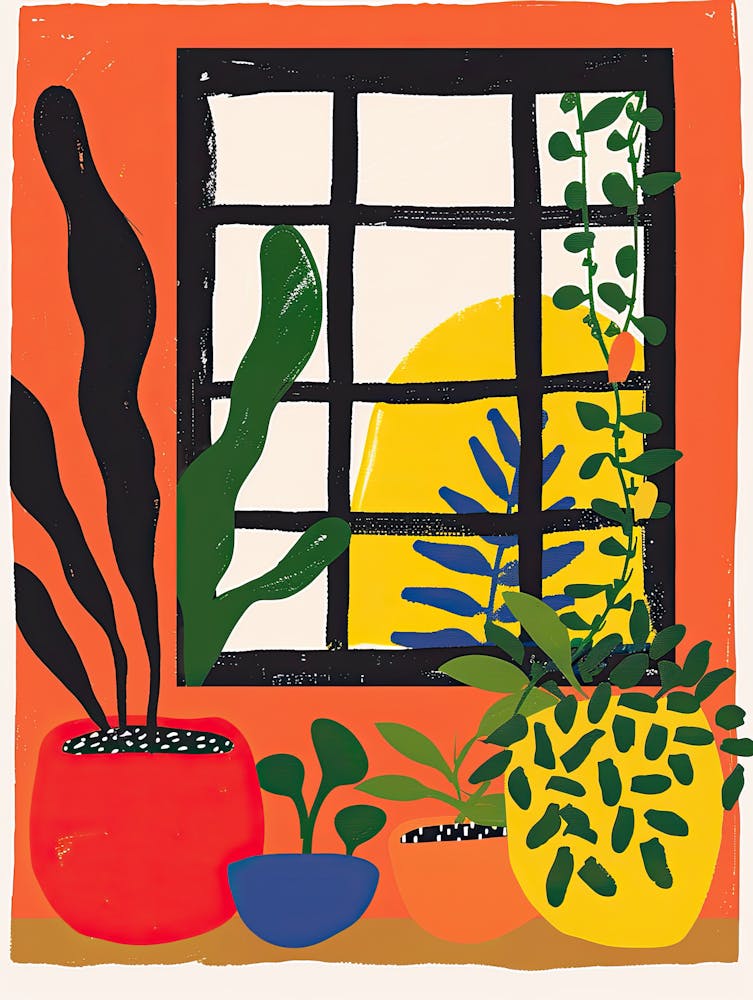 Midnight Jungle Matisse Style