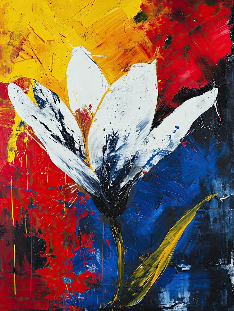 White Flower, Pop Art