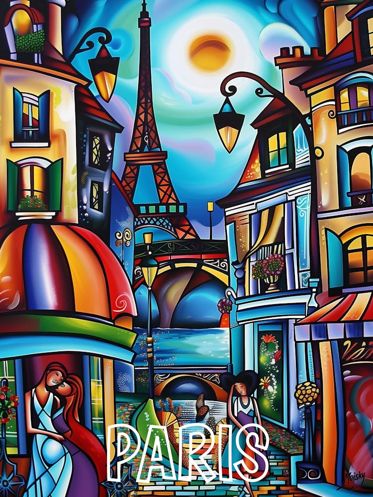 Paris, Cubism and Surrealism, Typography