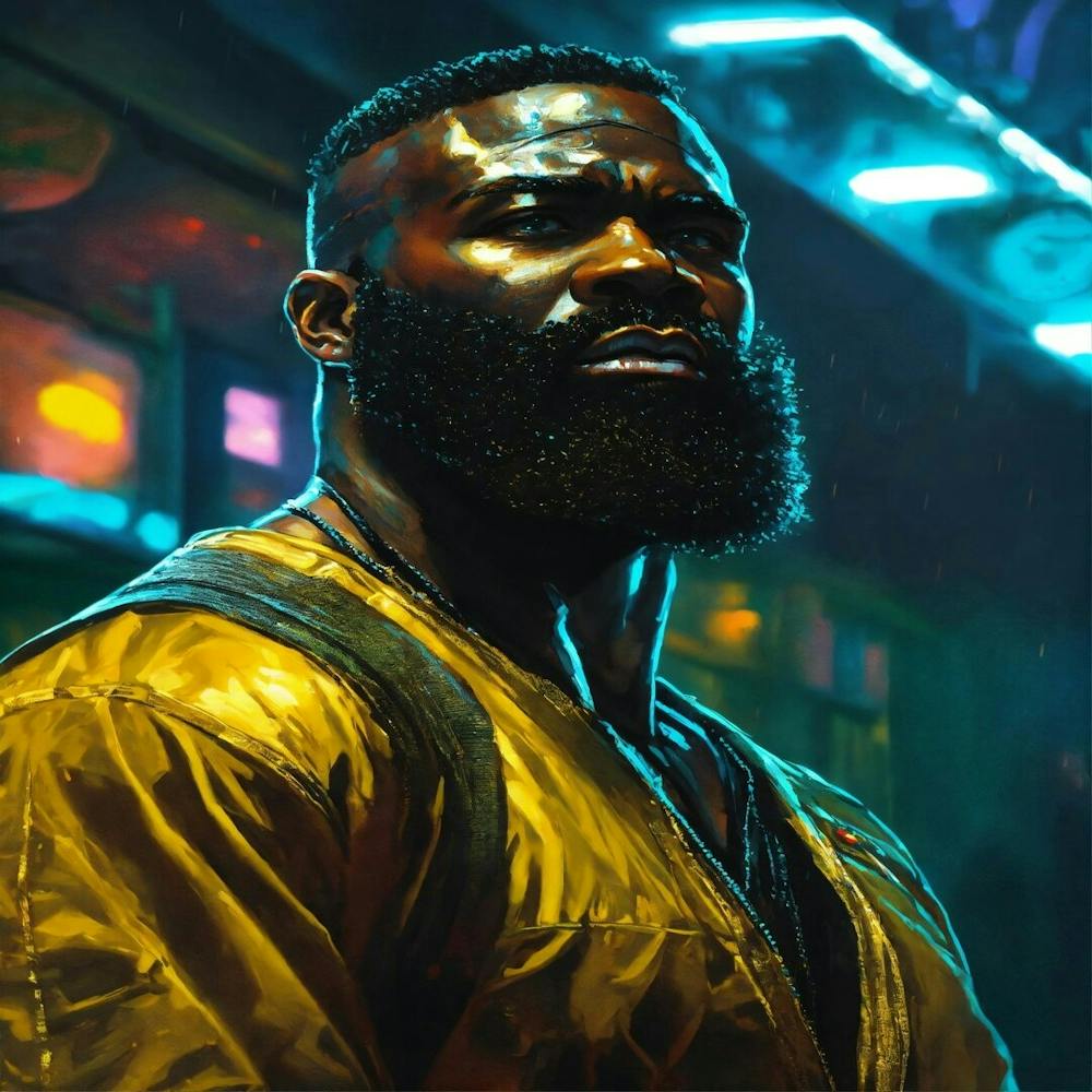 Black Man With Beard