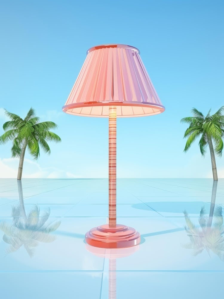 Lamp On The Beach