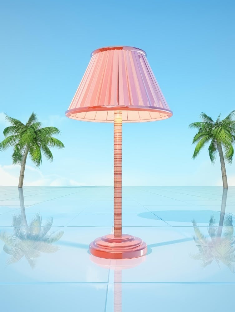 Lamp On The Beach