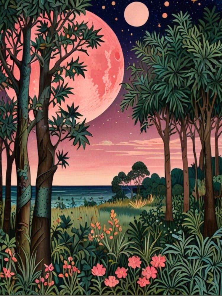 William Morris Moonlight In The Forest 197