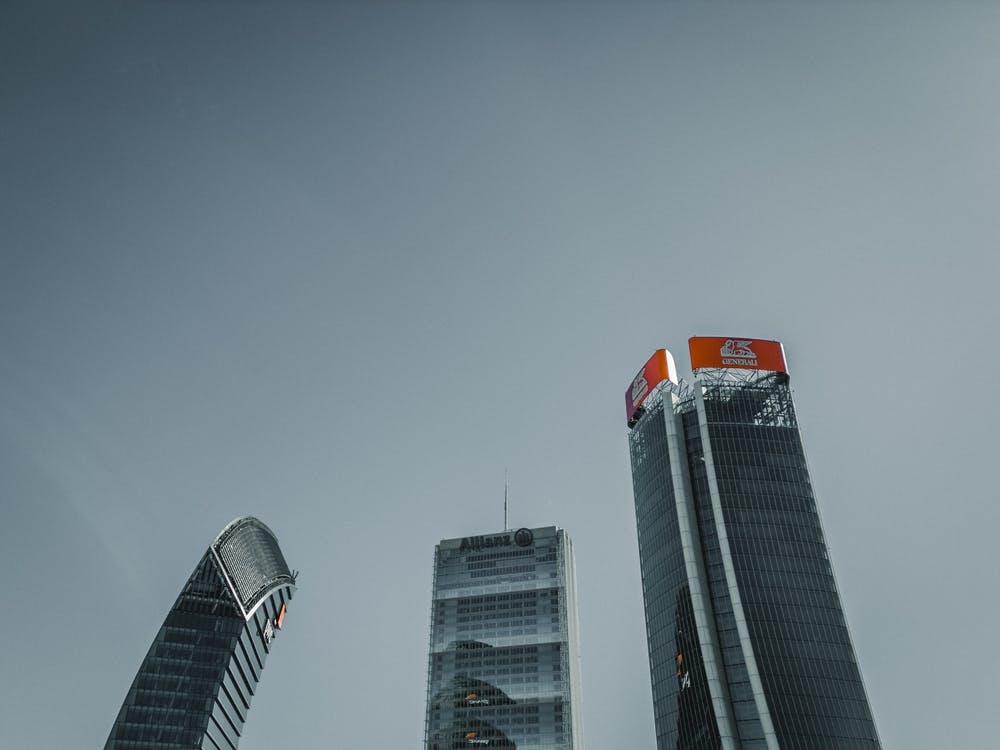 Skyscrapers Tre Torri Print. Milano, Italia