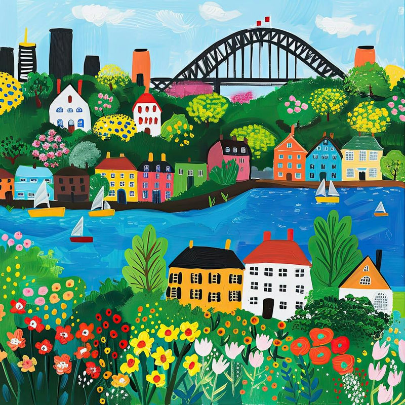Kids Travel Illustration Sydney 1