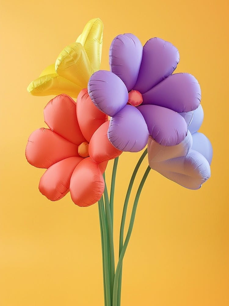 Dreamy Inflatable Flowers Lilac 4