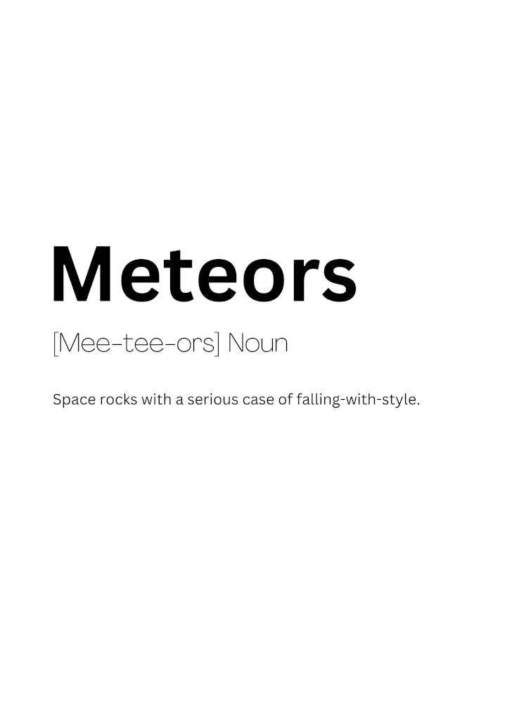 Meteors Definition Meaning 1