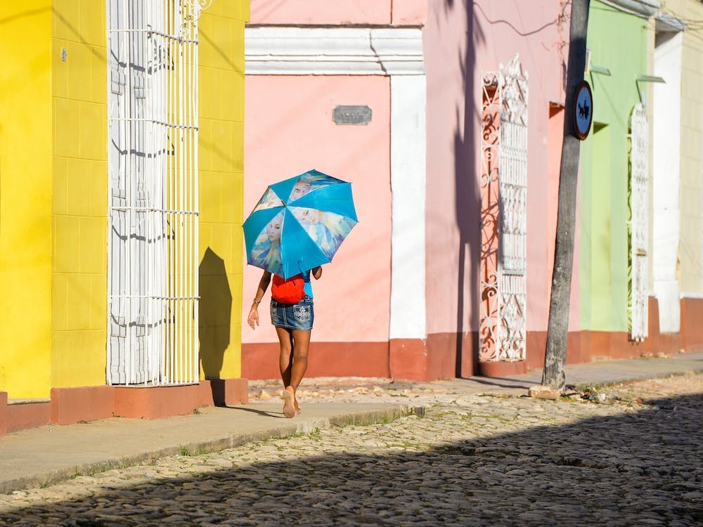 Shade Of An Umbrella Cuba