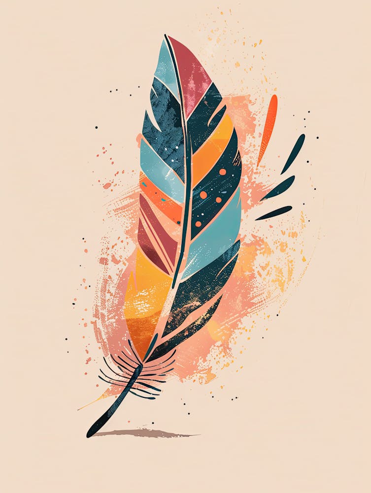 Twilight Whispers In Golden Patterns Mid Century Style