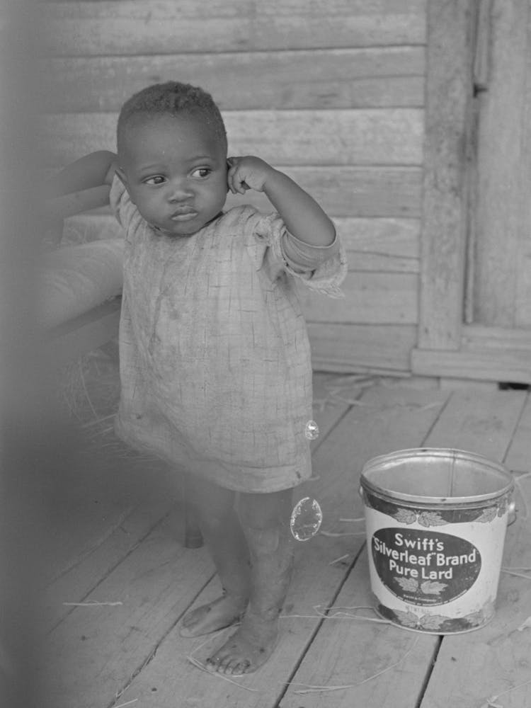 Young Son Of Sharecropper Family, New Madrid County, Missouri By Russell Lee