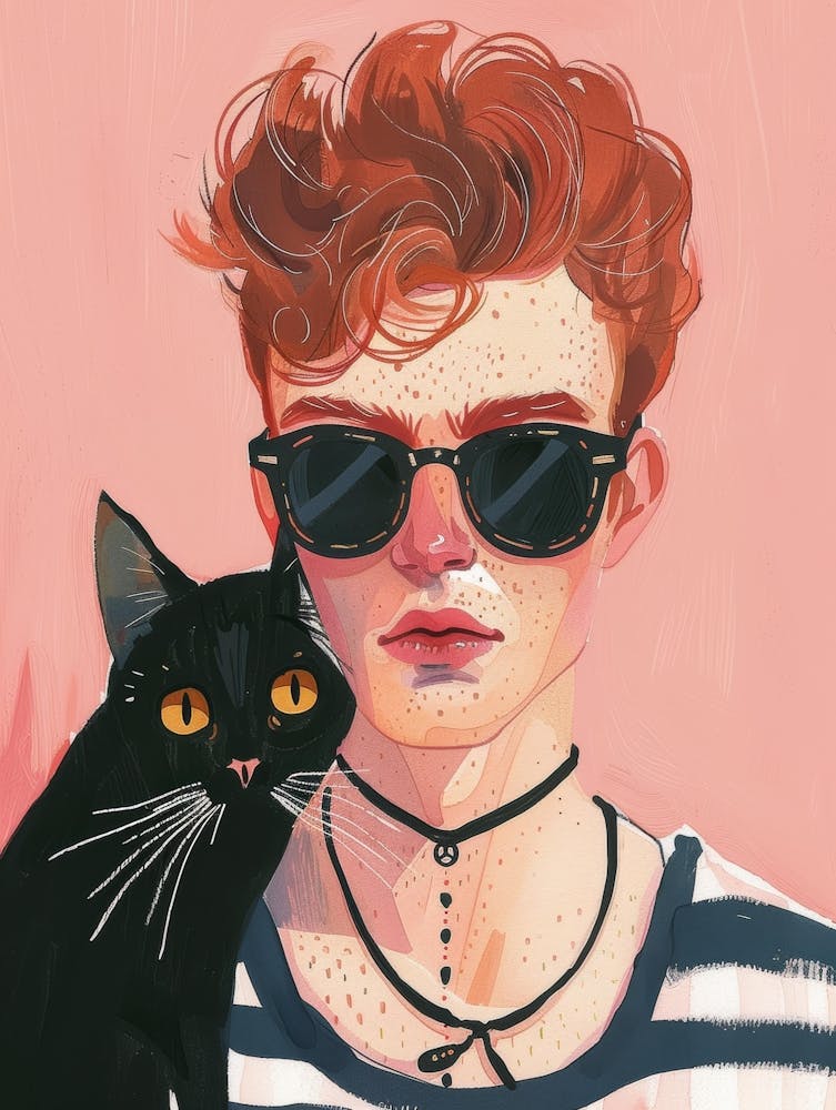 Boy With A Cat