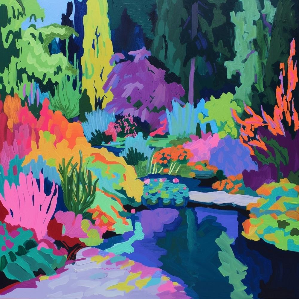 Colourful Gardens Vandusen Botanical Garden Canada 1