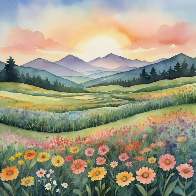 Sunset In The Mountains 26