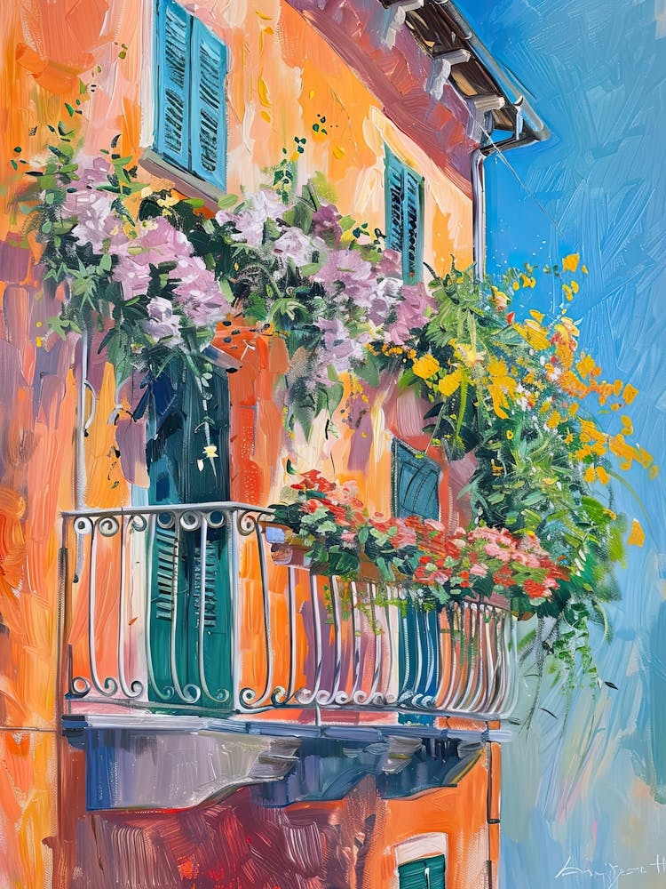 Balcony Painting In Rijeka 1