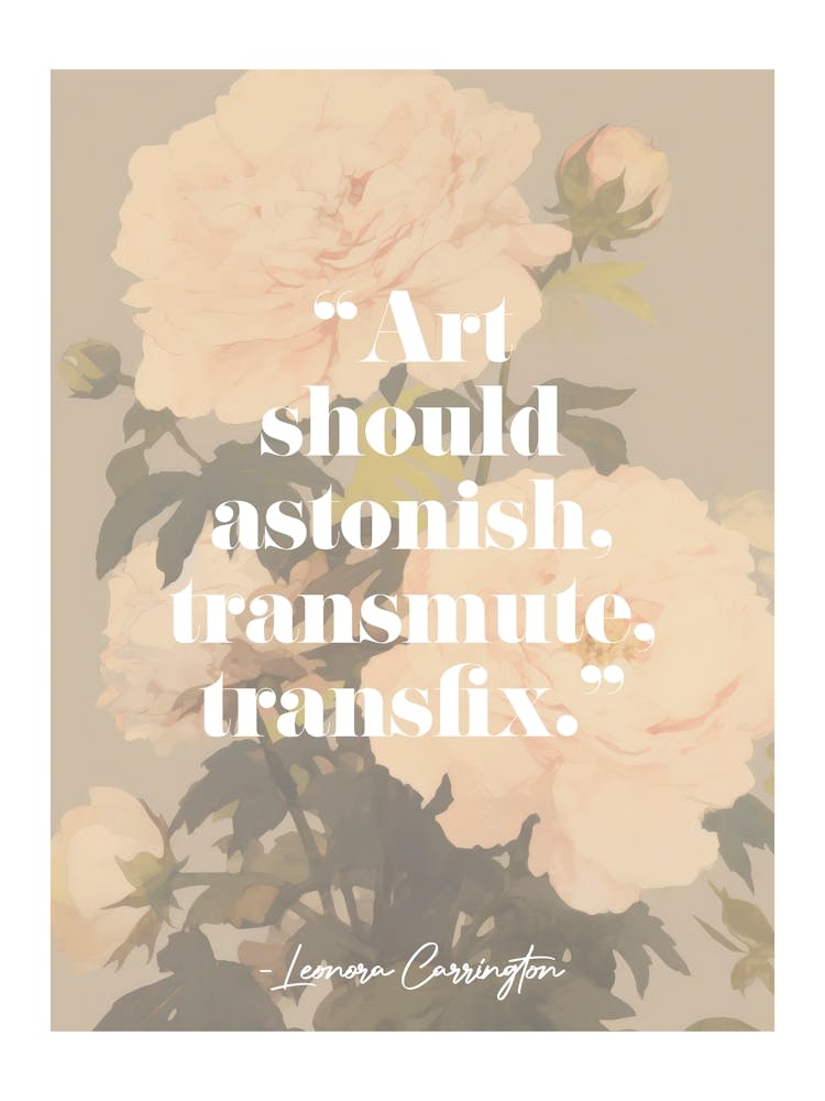 Art Quote By Leonora Carrington