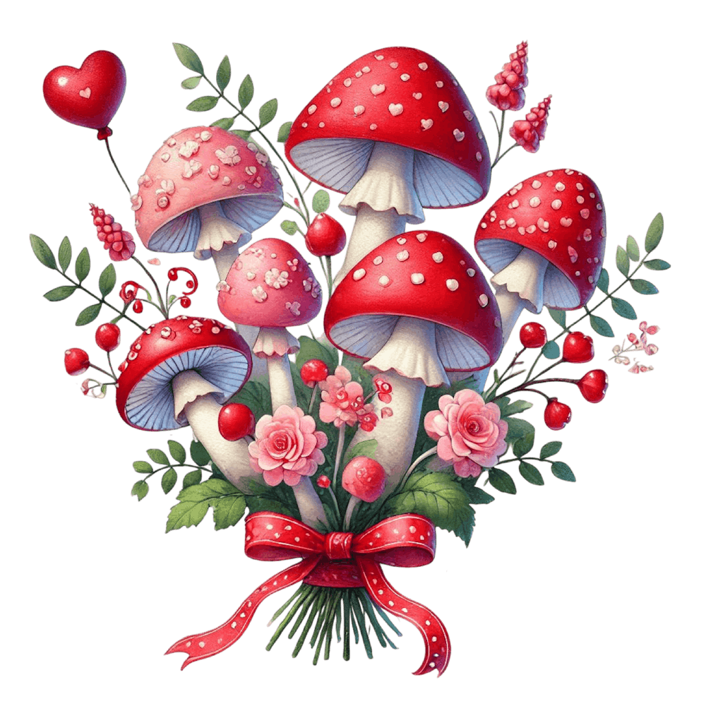 Bouquet Of Mushrooms