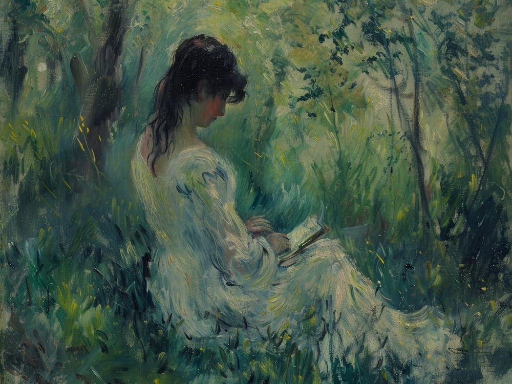 Woman Reading A Book 3