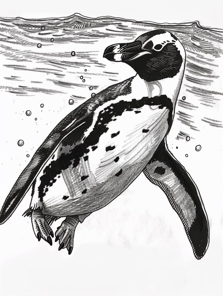 Emperor Penguin Swimming 1