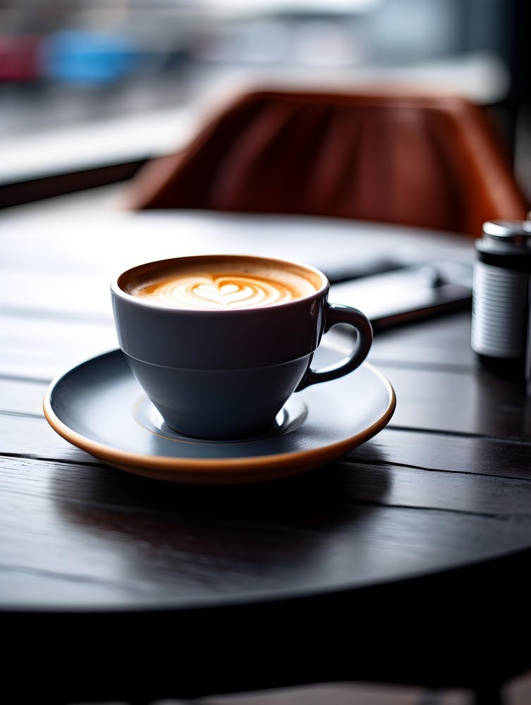 Coffee Cup On A Table