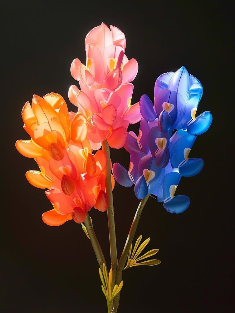 Bright Inflatable Flowers Bluebonnet 3