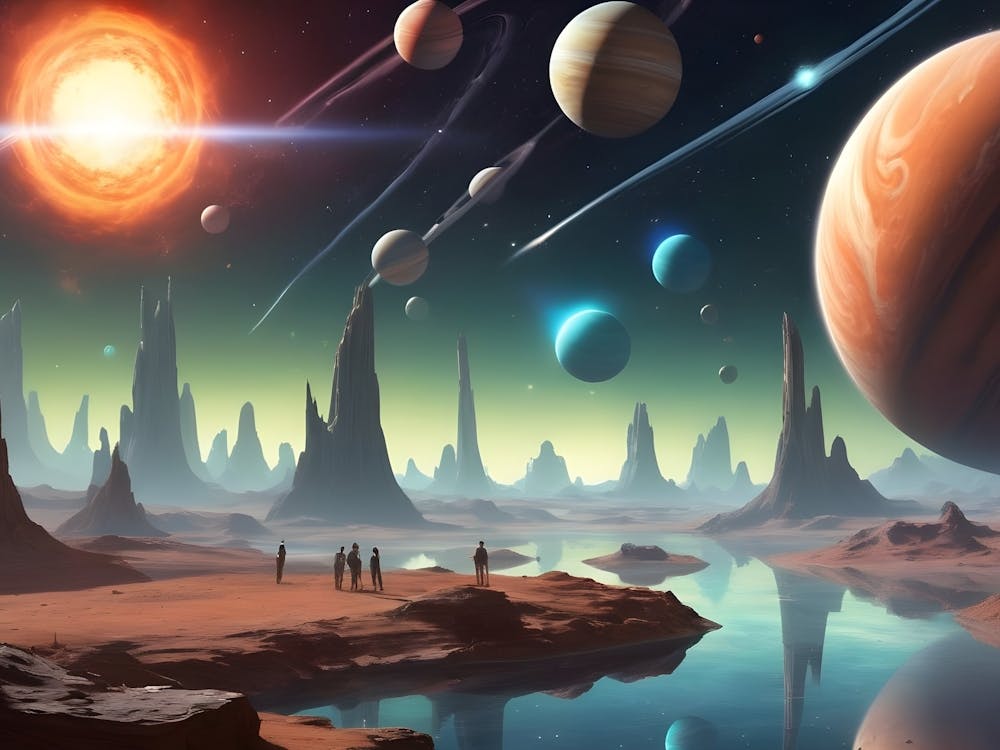 AI generated another world