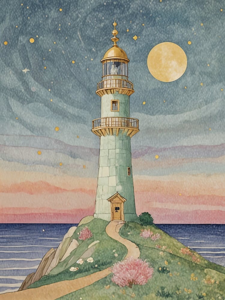 Pastel Lighthouse no2