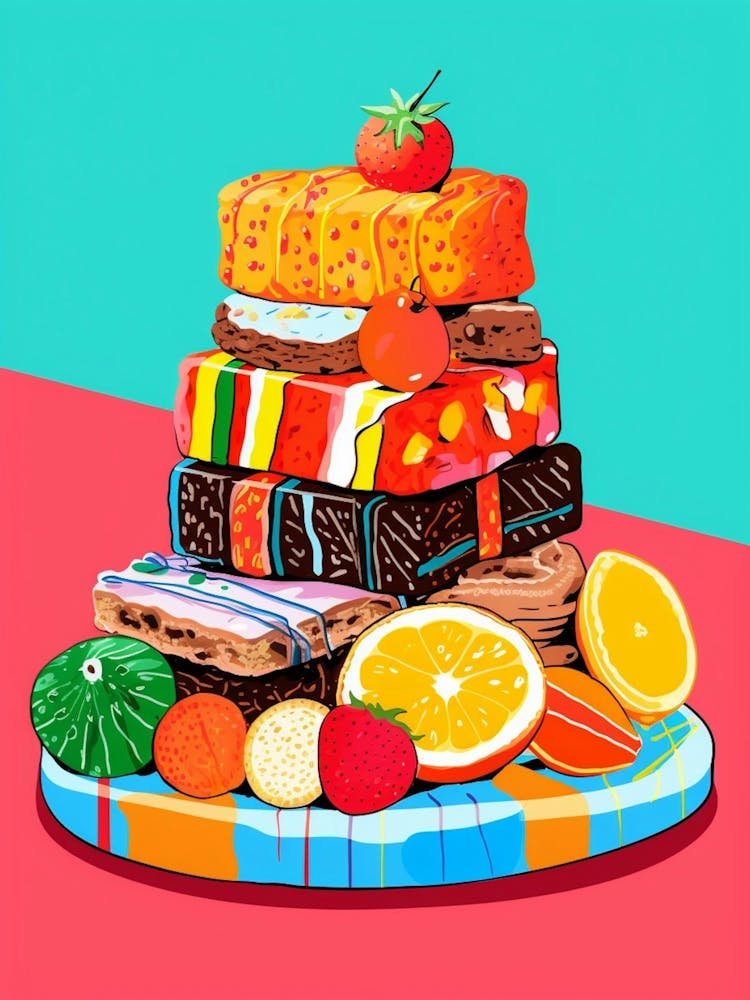 Retro Sweet Treats Pop Art Inspired