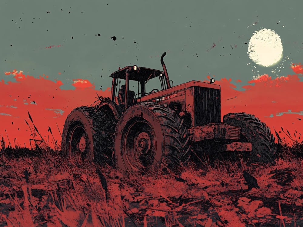 Tractor In The Field