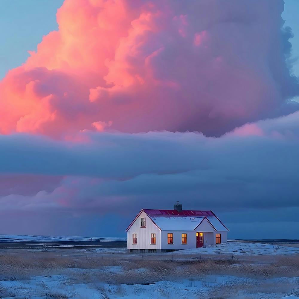 House In The Snow
