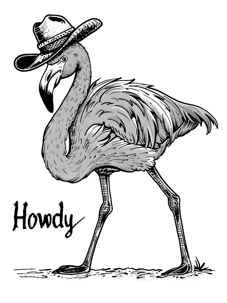 Howdy Flamingo