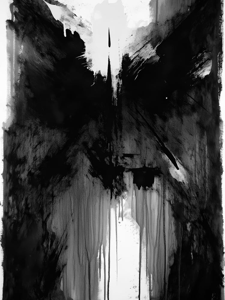 Black And White Painting 53
