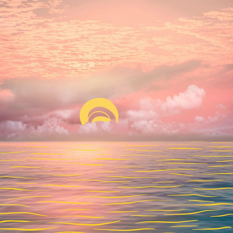 Soleil graphique dans le carré océanique
