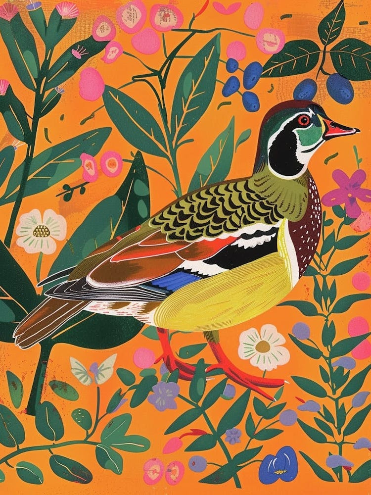 Spring Birds Wood Duck 1