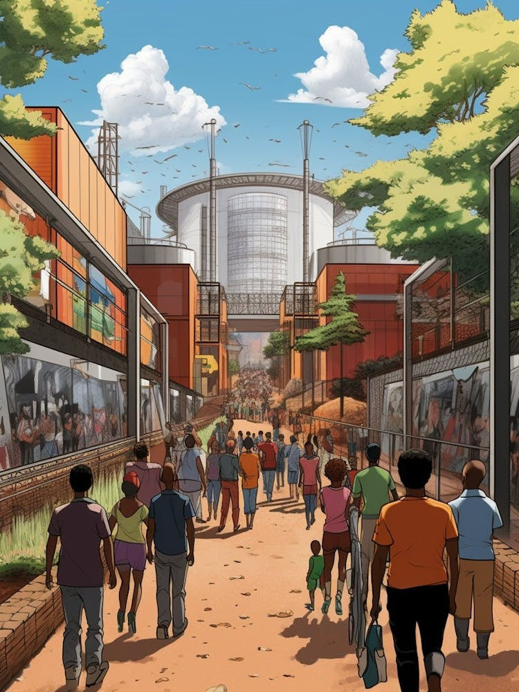 Johannesburg Museum Cartoon 1