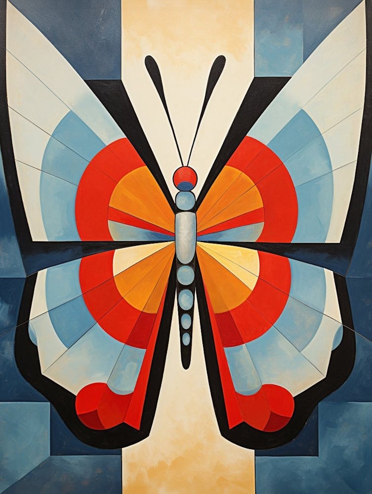 Butterfly Abstract Pop Art 1