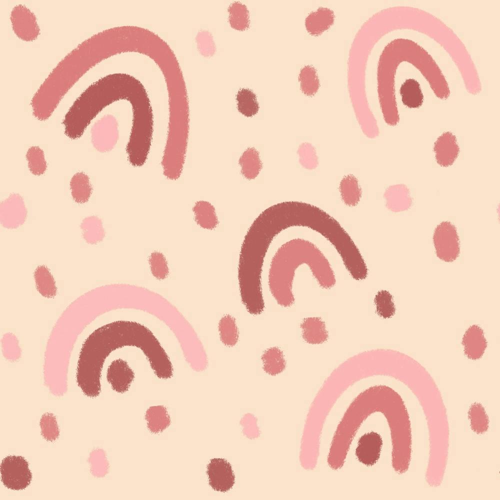 Baby girl pink rainbow