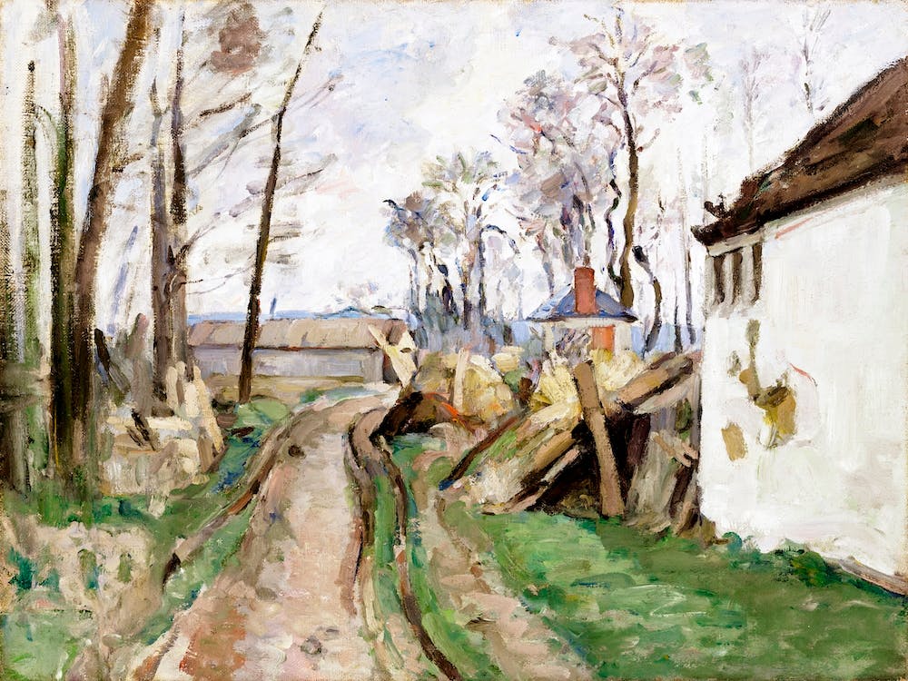 A Village Road Near Auvers, Paul Cézanne