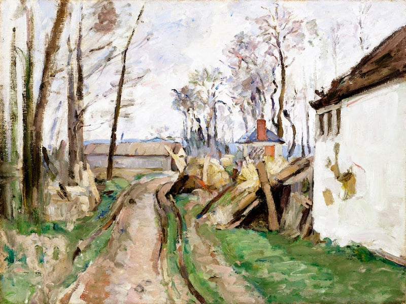 A Village Road Near Auvers, Paul Cézanne