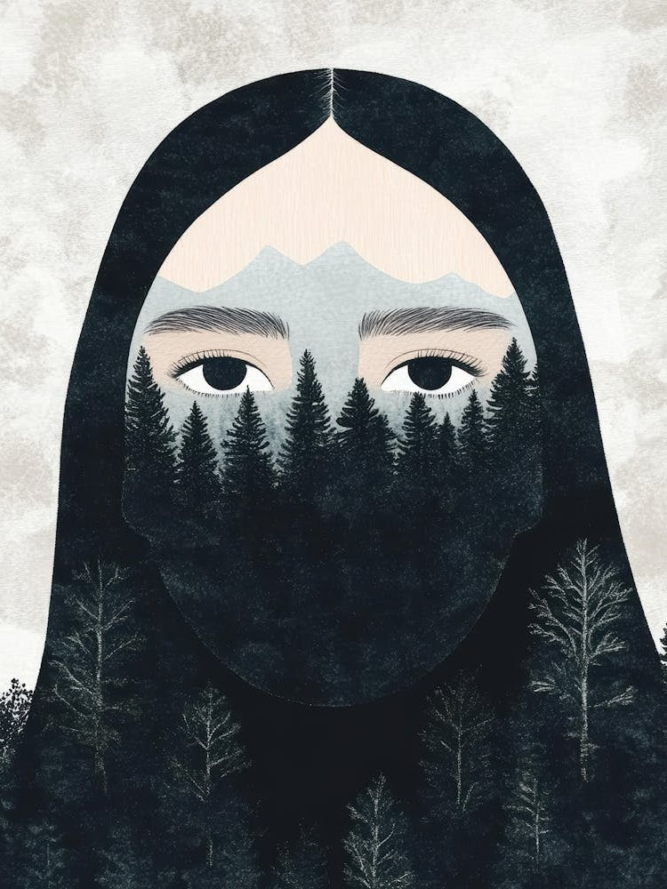Woman In The Forest 2