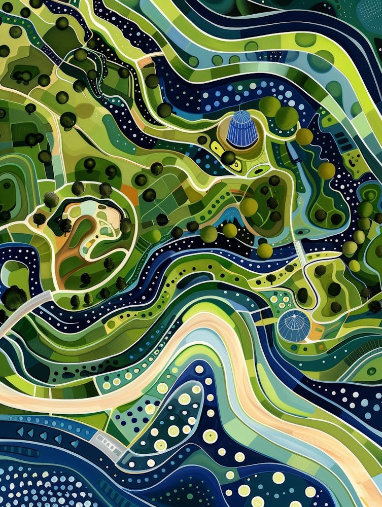 Landscape Of Water