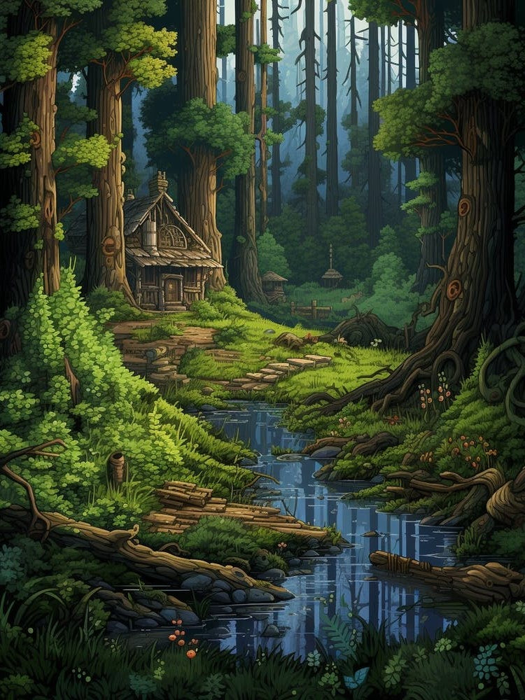 Forest Reserve Pixel Art 4