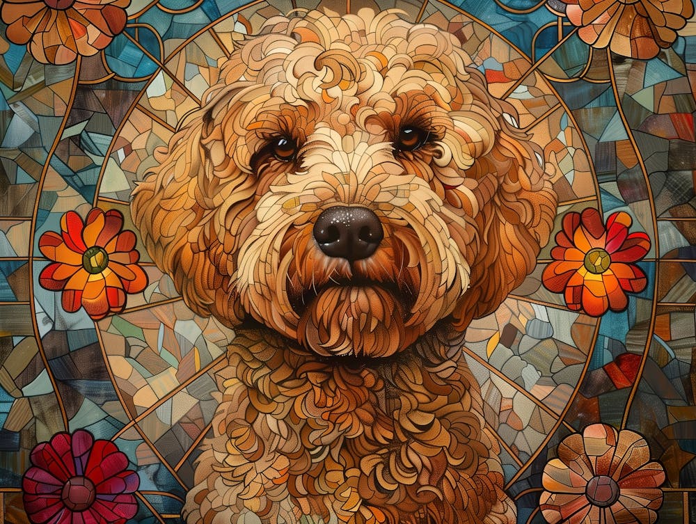Goldendoodle Fine Art Portrait 2