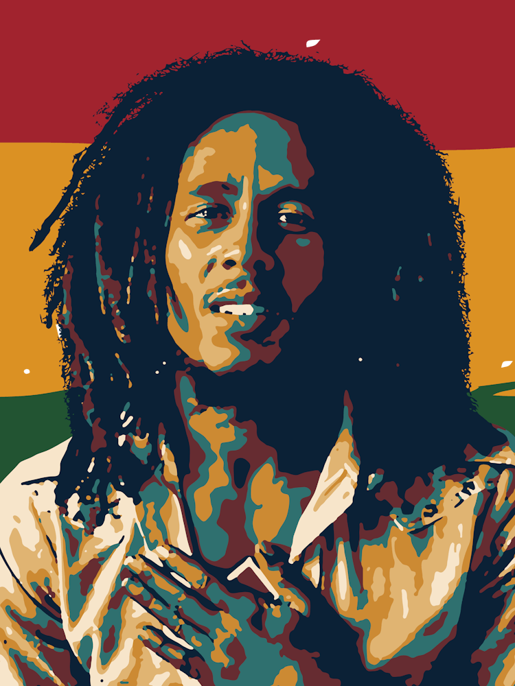 Bob Marley Portrait