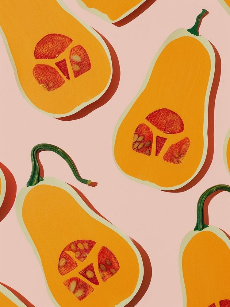 Butternut Squash Pastel Pattern 1