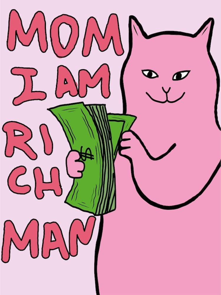 Mom I Am A Rich Man