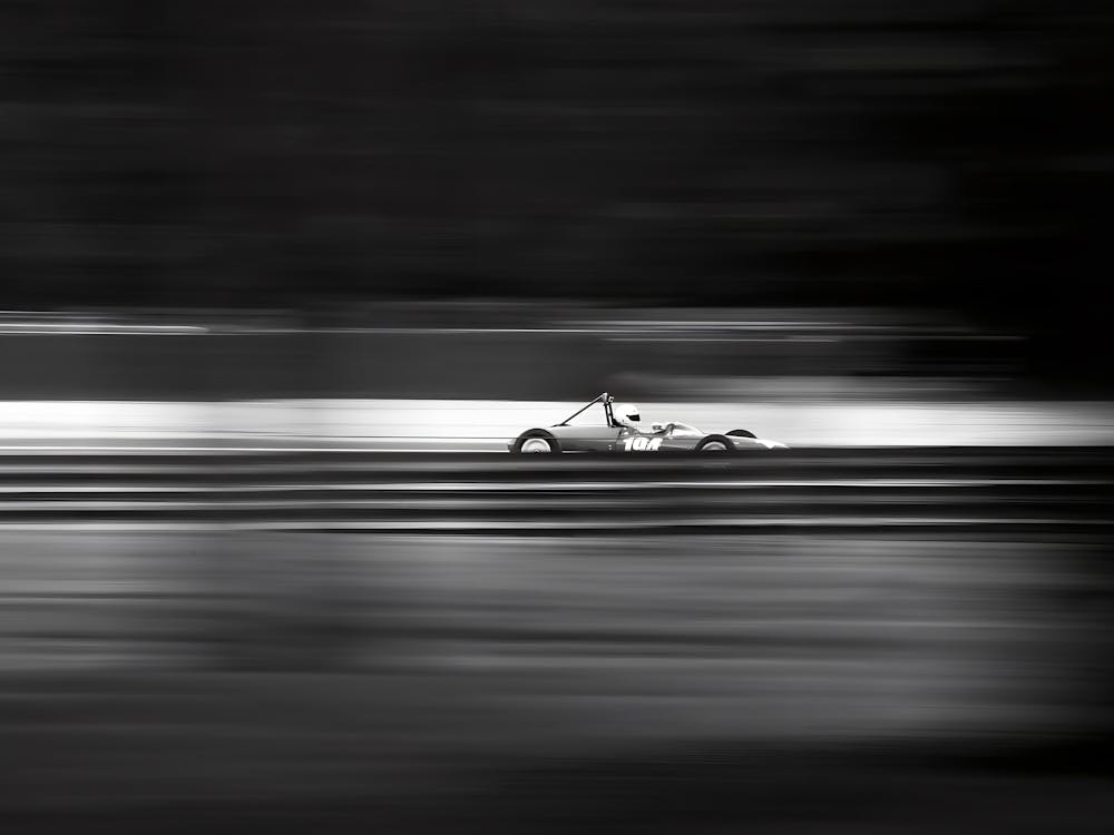 Race Car On The Track