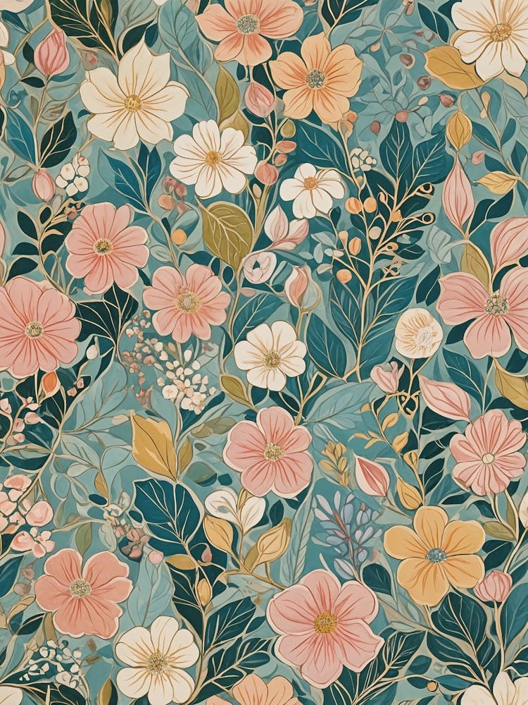 Blumenmuster Nr. 2 1