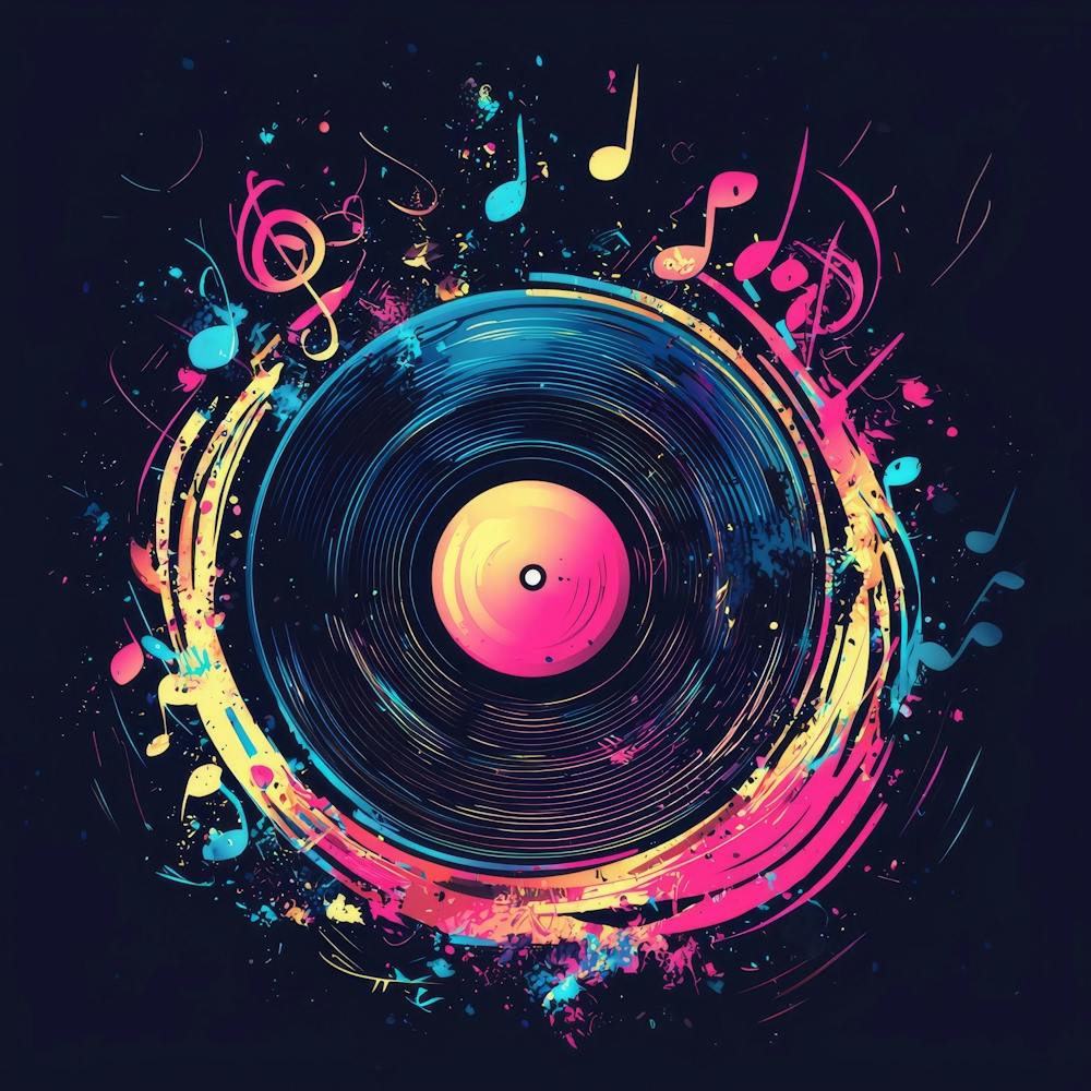 Abstract Music Painting